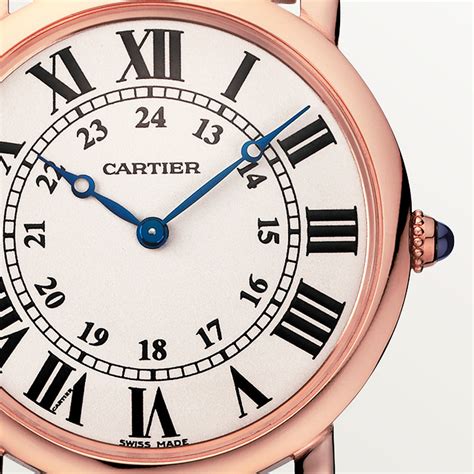 round louis cartier watch